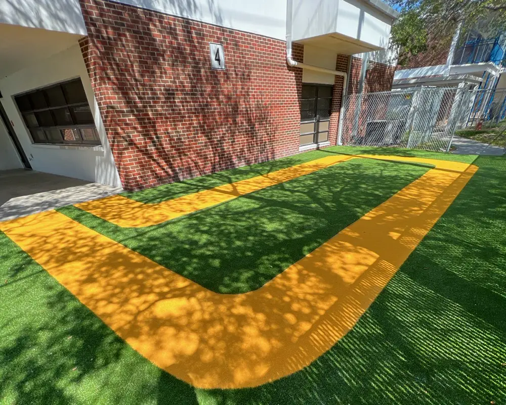 Play Hard Recreation Turf Job North Shore Elem