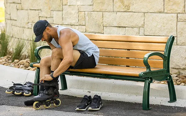 Park benchs in Calhoun County, GA