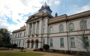 Cleburne County Courthouse in Heflin, Alabama, county overview image for Bliss Products and Services.