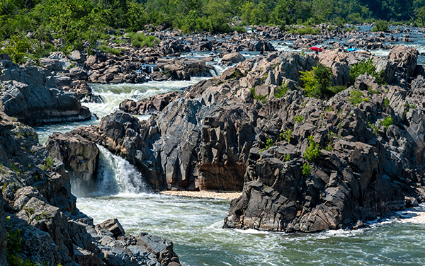 Great Falls Park on the Potomac in Northern Virginia, representative image for Cyre Collins with Bliss Products and Services