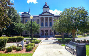 Columbia County Courthouse exterior in Lake City, Columbia County, Florida