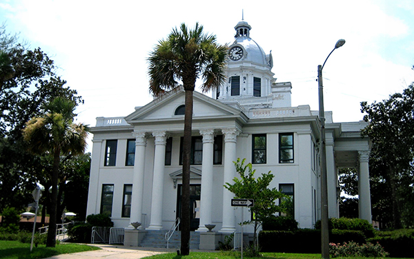 Historic Jefferson County courthouse in Monticello Florida