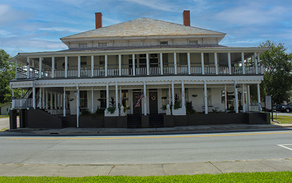 Old Lafayette County Courthouse building in Mayo, Lafayette County, Florida