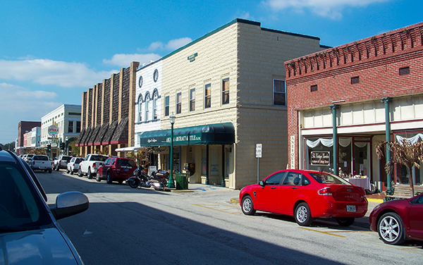 West Oak Street in the Arcadia Historic District in DeSoto County, Florida