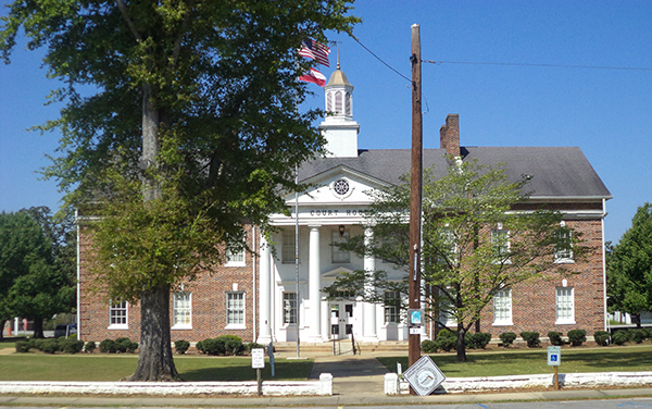 Calhoun County Courthouse in Morgan, Georgia, representing the county seat and civic spaces in Calhoun County.