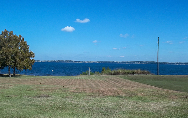 View across Lake Minneola in Clermont, Lake County, Florida.
