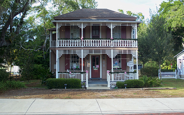 Historic house in the Longwood Historic District in Seminole County, Florida.