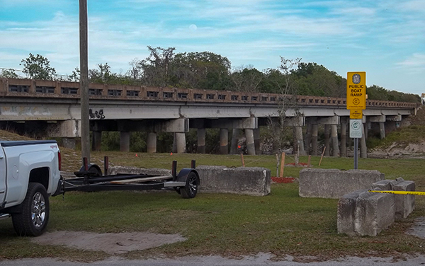 Bridge over the Peace River in Nocatee, Florida