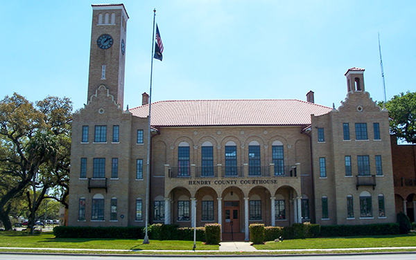 Old Hendry County Courthouse in LaBelle, Florida