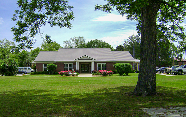 Pearson City Hall and Police Department in Pearson, Georgia, representing civic services in Atkinson County for Bliss Products and Services.