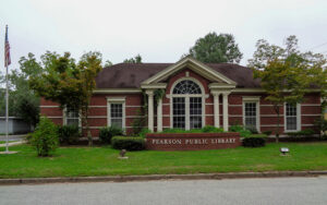 Pearson Public Library in Pearson, Georgia, representing community services in Atkinson County for Bliss Products and Services.