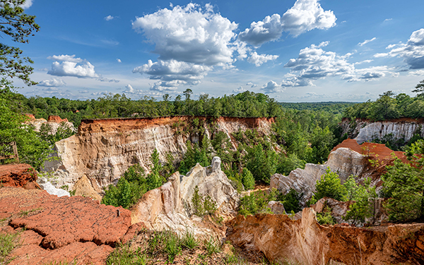 Providence Canyon State Park representing communities across South Georgia