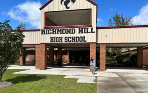 Richmond Hill High School in Richmond Hill, Georgia, representing school campus facilities in Bryan County.