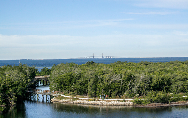 Robinson Preserve park landscape in Manatee County, Florida