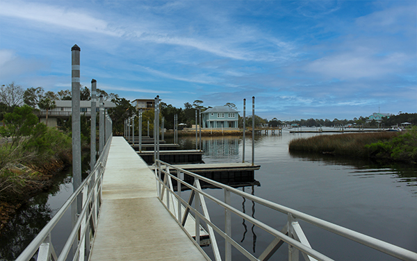 Steinhatchee River boat ramp and dock access in Taylor County, Florida