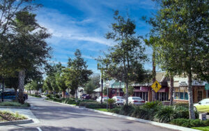 5th Avenue in the Zephyrhills Downtown Historic District in Pasco County, Florida.