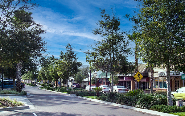 5th Avenue in the Zephyrhills Downtown Historic District in Pasco County, Florida.