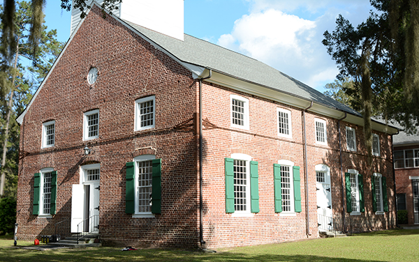Historic Jerusalem Lutheran Church at Ebenezer in Effingham County, Georgia