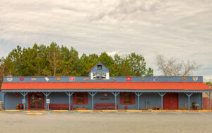 Community building in Coweta County, Georgia, shown as part of rural public space, park, and gathering area planning.
