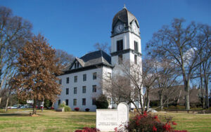 Fayette County Courthouse in Fayetteville, Georgia, representing civic spaces and community gathering areas
