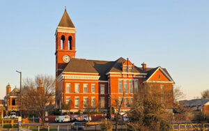 Floyd County Courthouse and clock tower in downtown Rome, Georgia